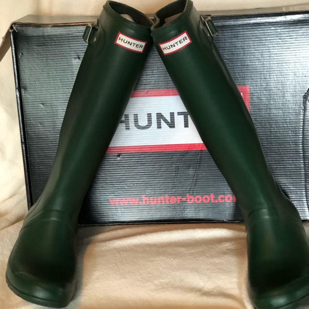 Tall Green Hunter Boots